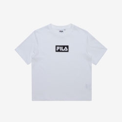 Fila Modern Crop - Naisten Poolopaita - Valkoinen | FI-76783